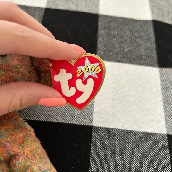 TY beanie baby, 2000 speckle the bear - Picture 2 of 13